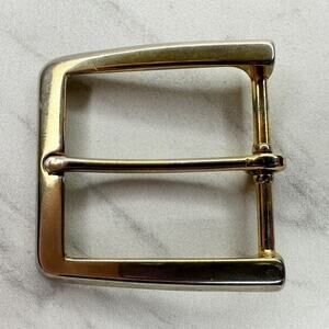 Gold Tone Simple Basic Belt Buckle
